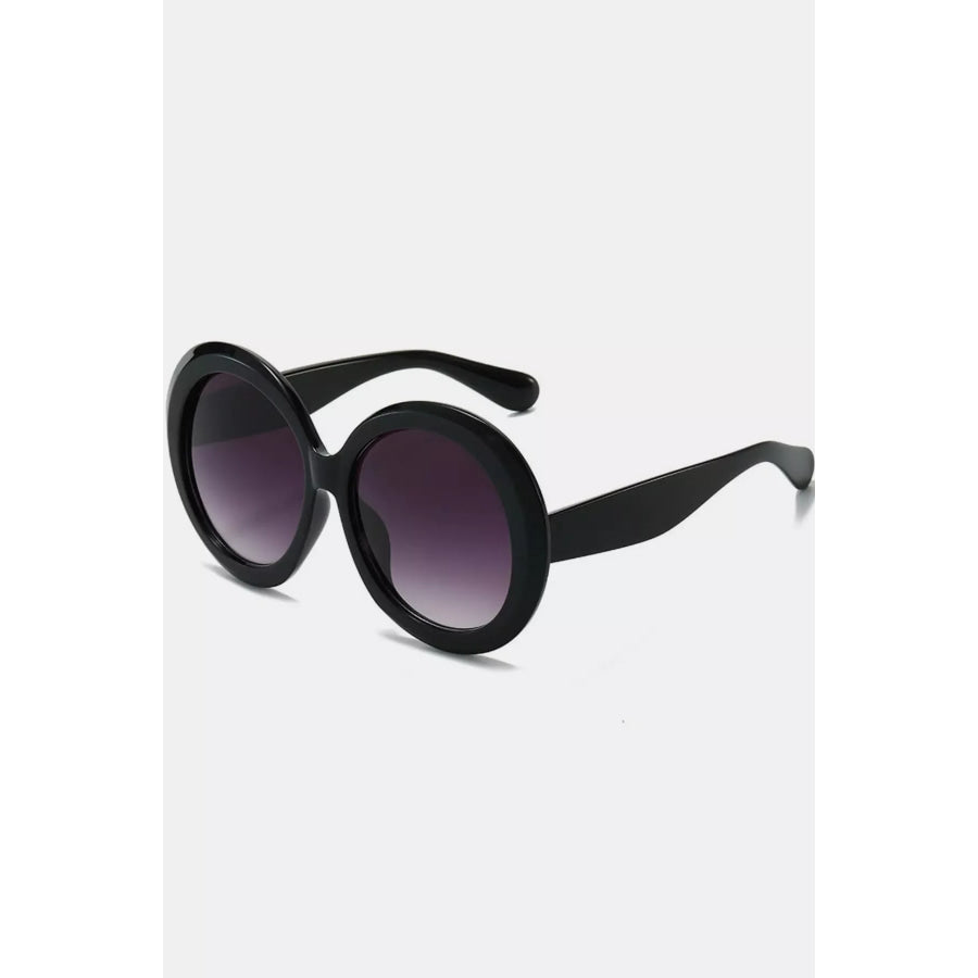 Oversized Round Frame Fashion Sunglasses Style B / One Size Apparel and Accessories