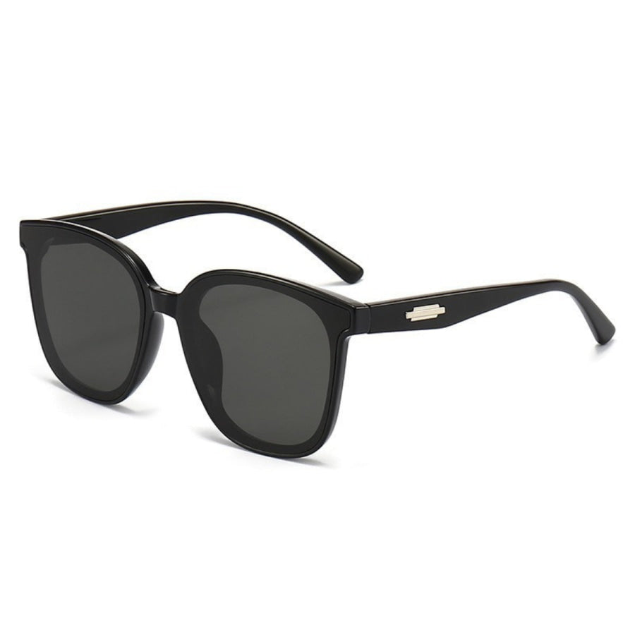 Oversized Square Frame Fashion Sunglasses Black / ONESIZE Apparel and Accessories