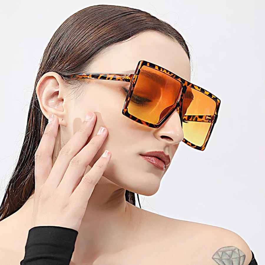 Oversized Square Sunglasses Apparel and Accessories