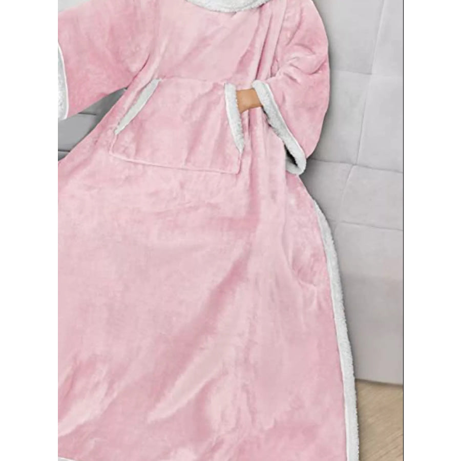 Oversized Wearable Blanket Hoodie Lounge Nightgown Apparel and Accessories