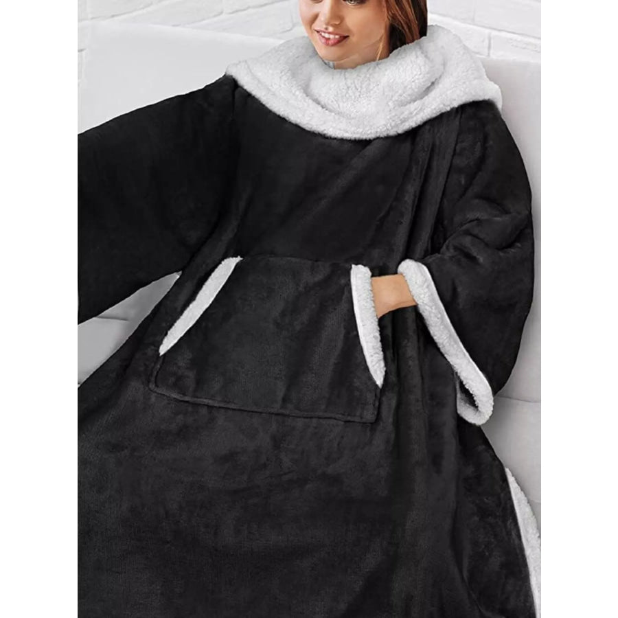 Oversized Wearable Blanket Hoodie Lounge Nightgown Apparel and Accessories