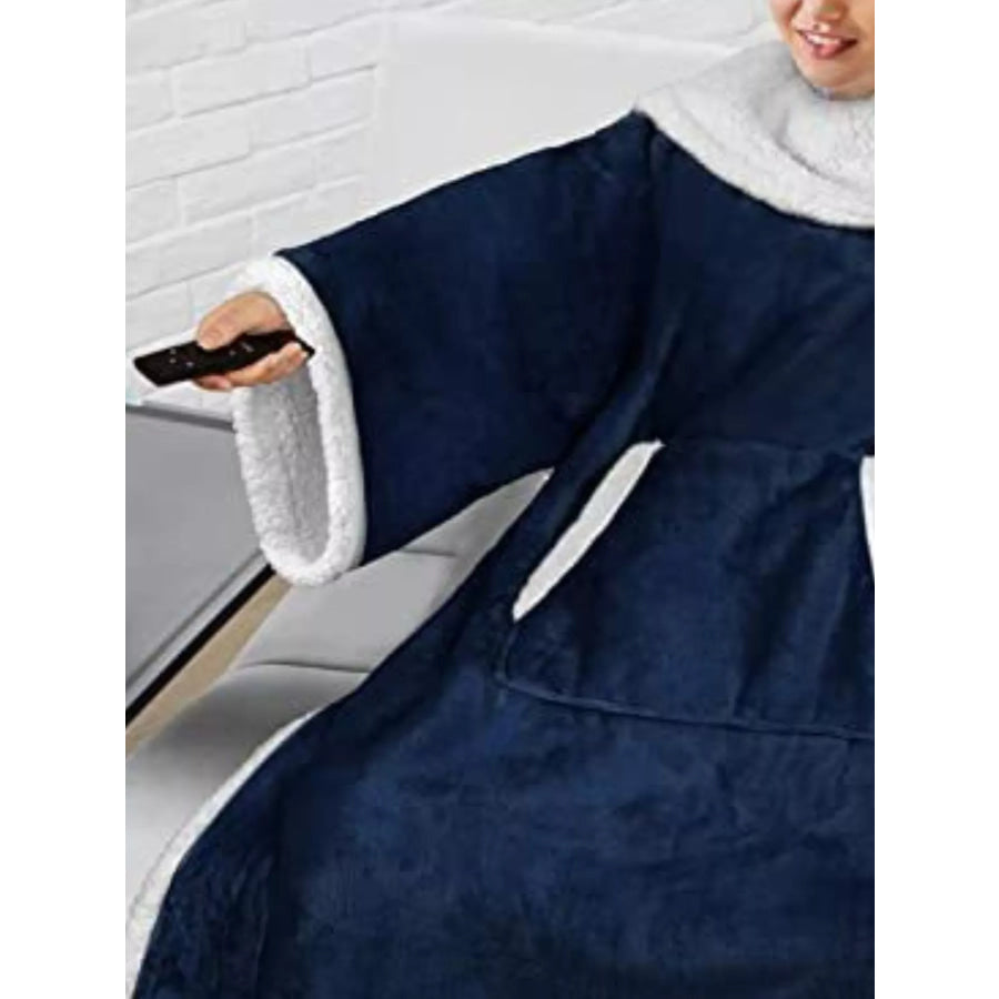 Oversized Wearable Blanket Hoodie Lounge Nightgown Apparel and Accessories