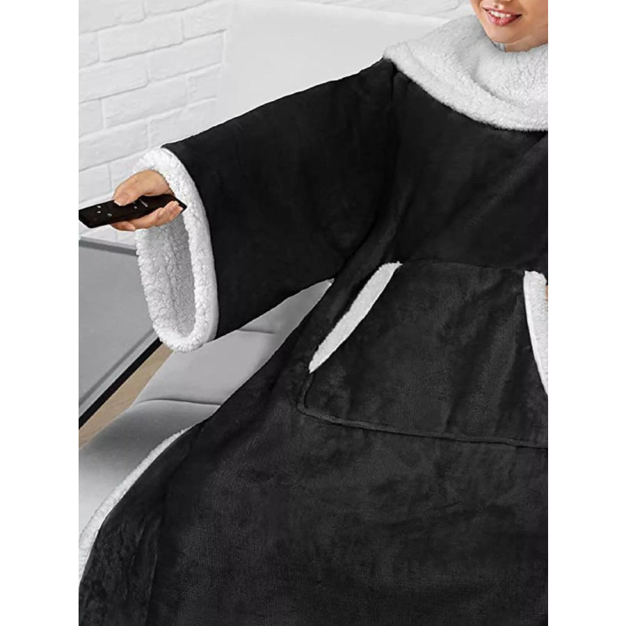 Oversized Wearable Blanket Hoodie Lounge Nightgown Apparel and Accessories