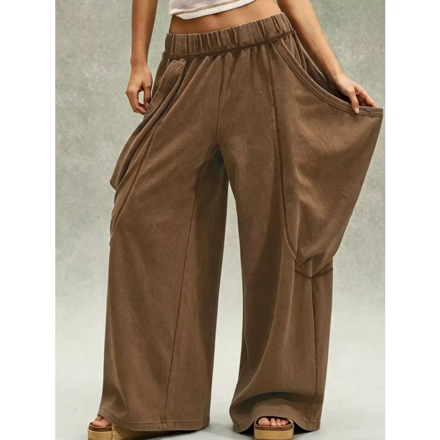 Oversized Wide-Leg Cargo Pants Apparel and Accessories
