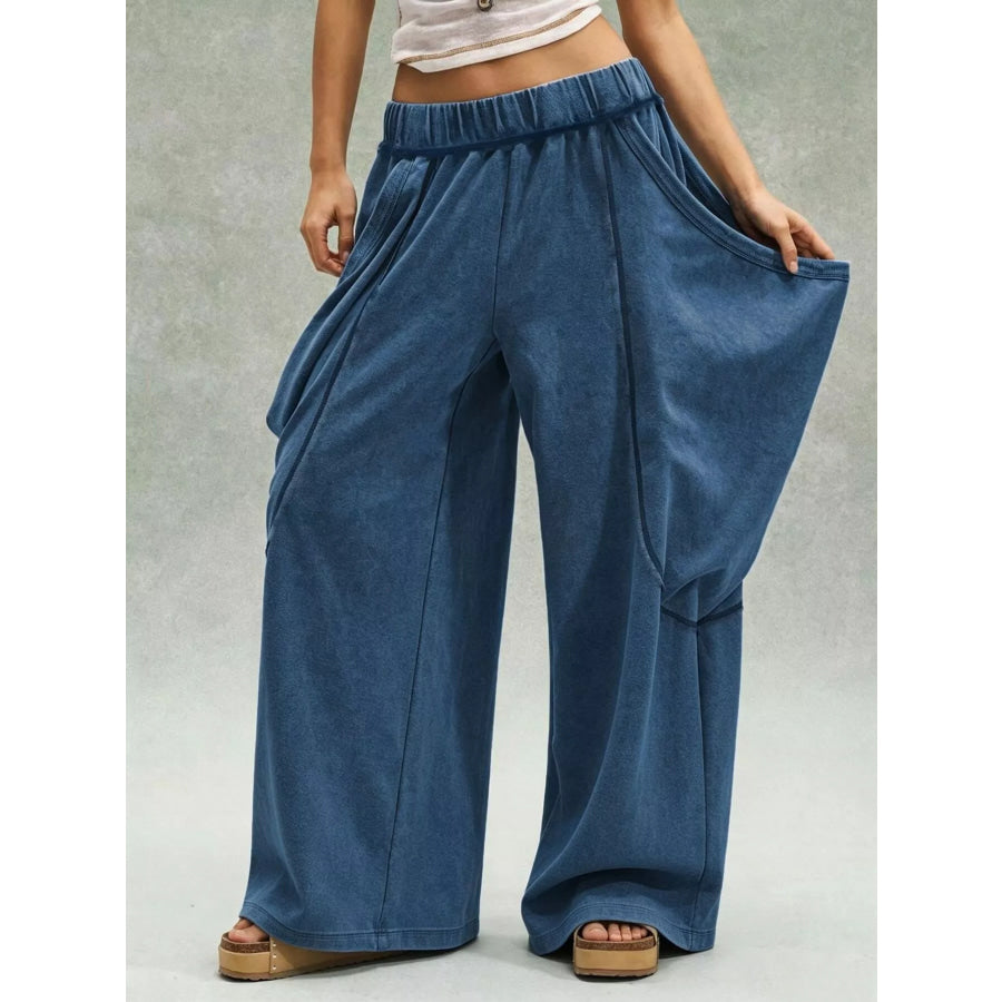Oversized Wide-Leg Cargo Pants Apparel and Accessories