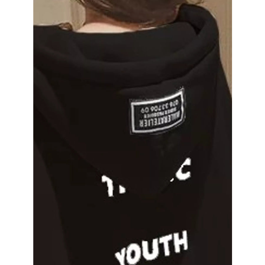 Oversized Zip-Up Hoodie Apparel and Accessories