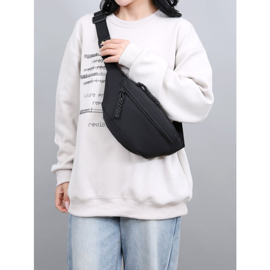 Oxford Cloth Adjustable Strap Sling Bag Apparel and Accessories