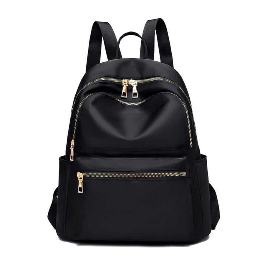Oxford Cloth Backpack Bag Black / One Size Apparel and Accessories