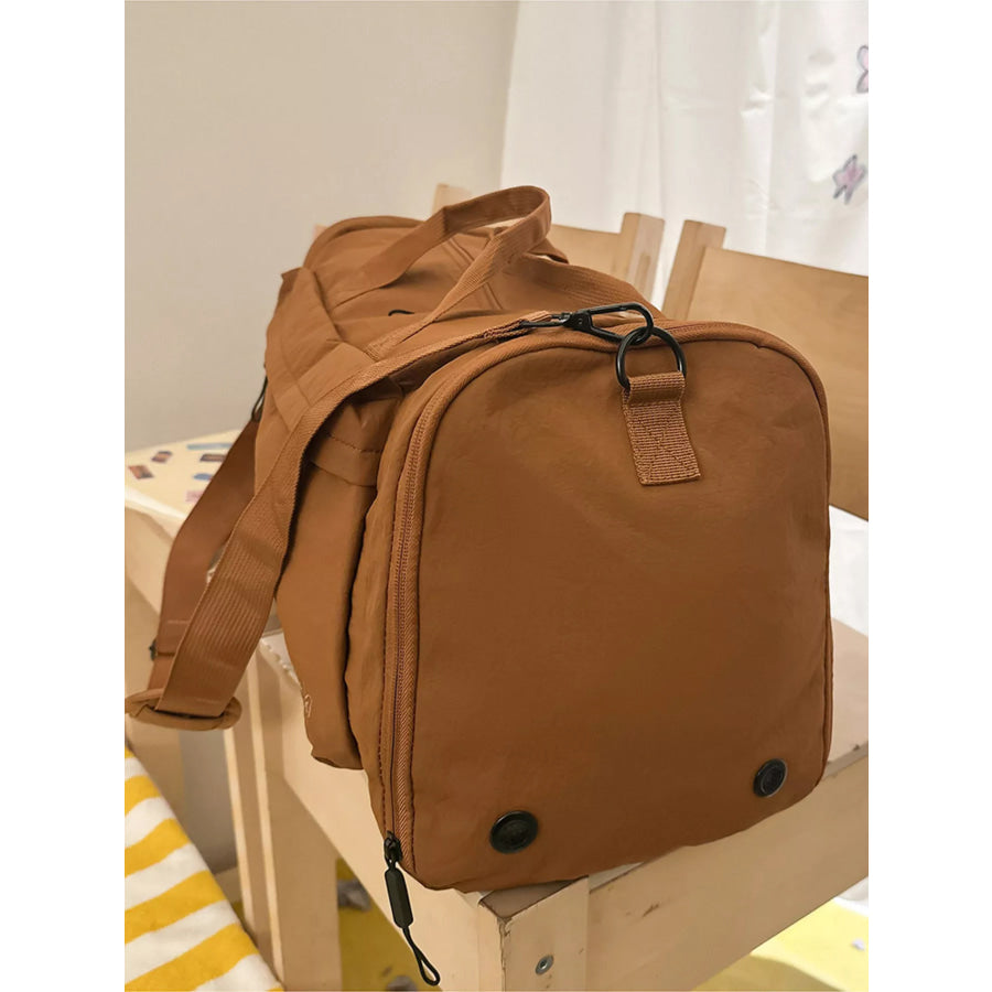 Oxford Cloth Duffel Bag Brown / onesize Apparel and Accessories
