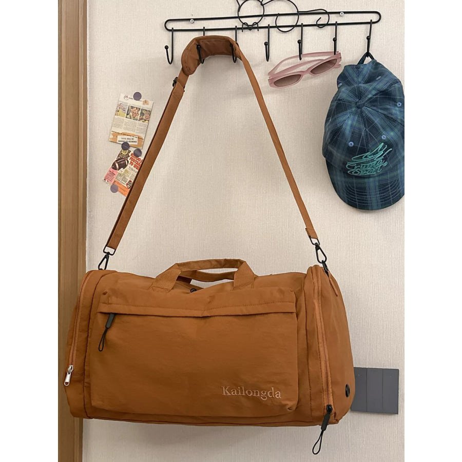 Oxford Cloth Duffel Bag Brown / onesize Apparel and Accessories