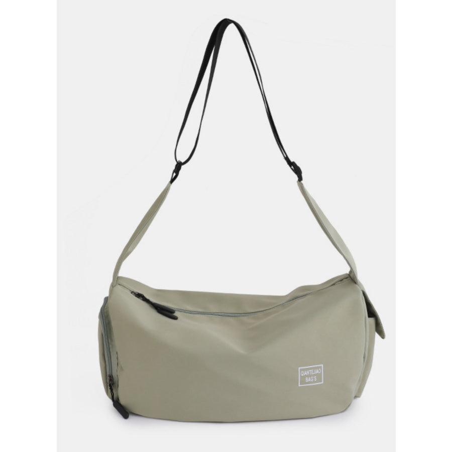 Oxford Cloth Large Capacity Crossbody Bag Sage / One Size Apparel and Accessories