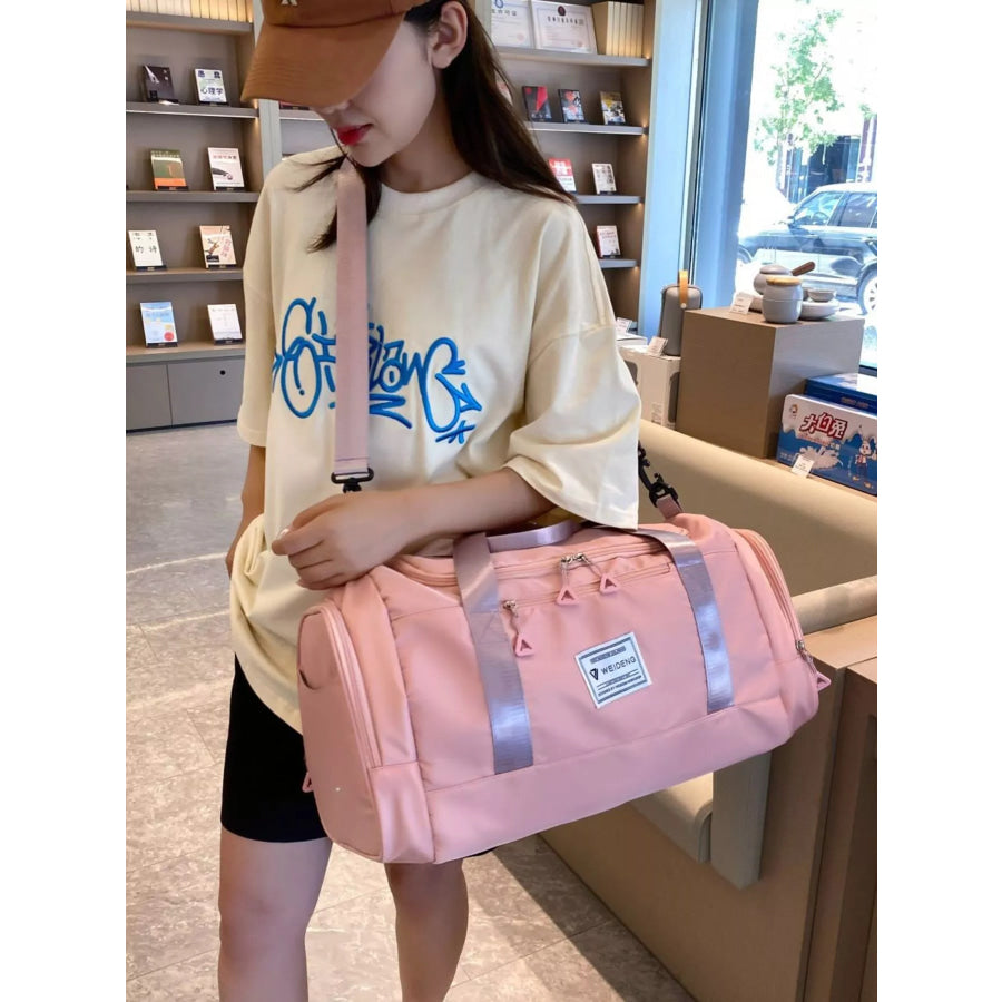 Oxford Cloth Large Capacity Travel Bag. Sakura Powder / One Size Apparel and Accessories