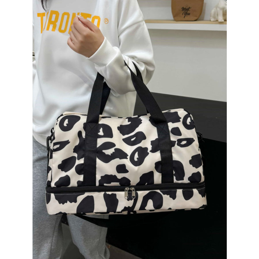 Oxford Cloth Leopard Travel Bag Apparel and Accessories