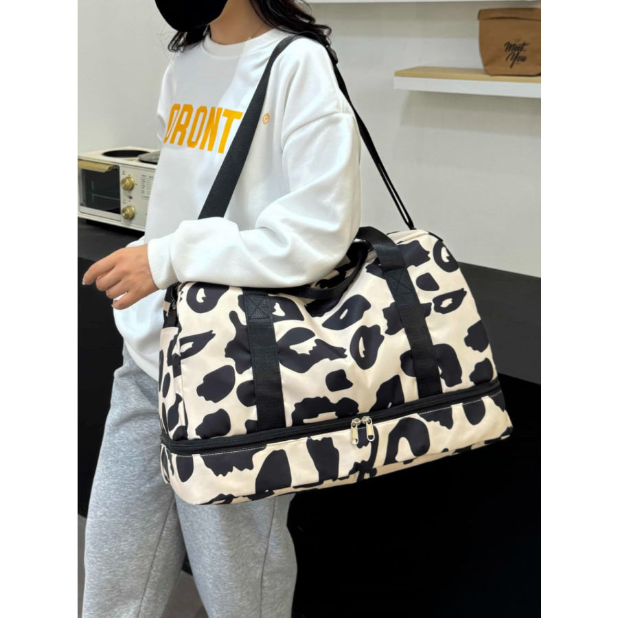 Oxford Cloth Leopard Travel Bag Apparel and Accessories