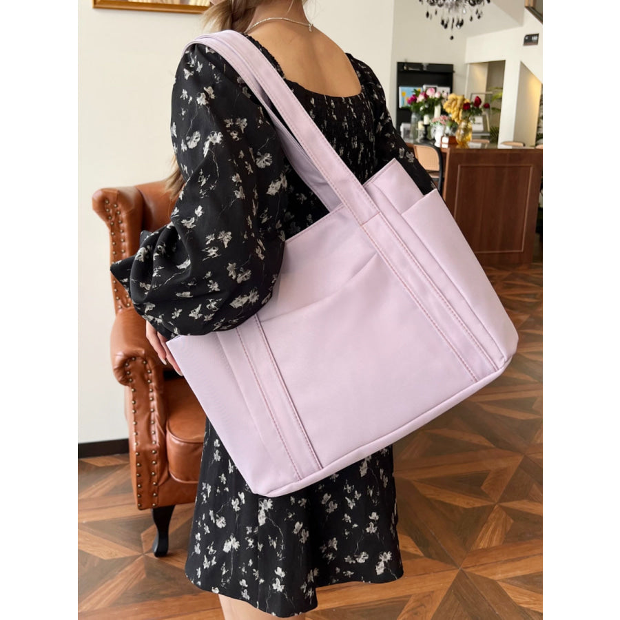 Oxford Cloth Tote Bag with Zipper Apparel and Accessories