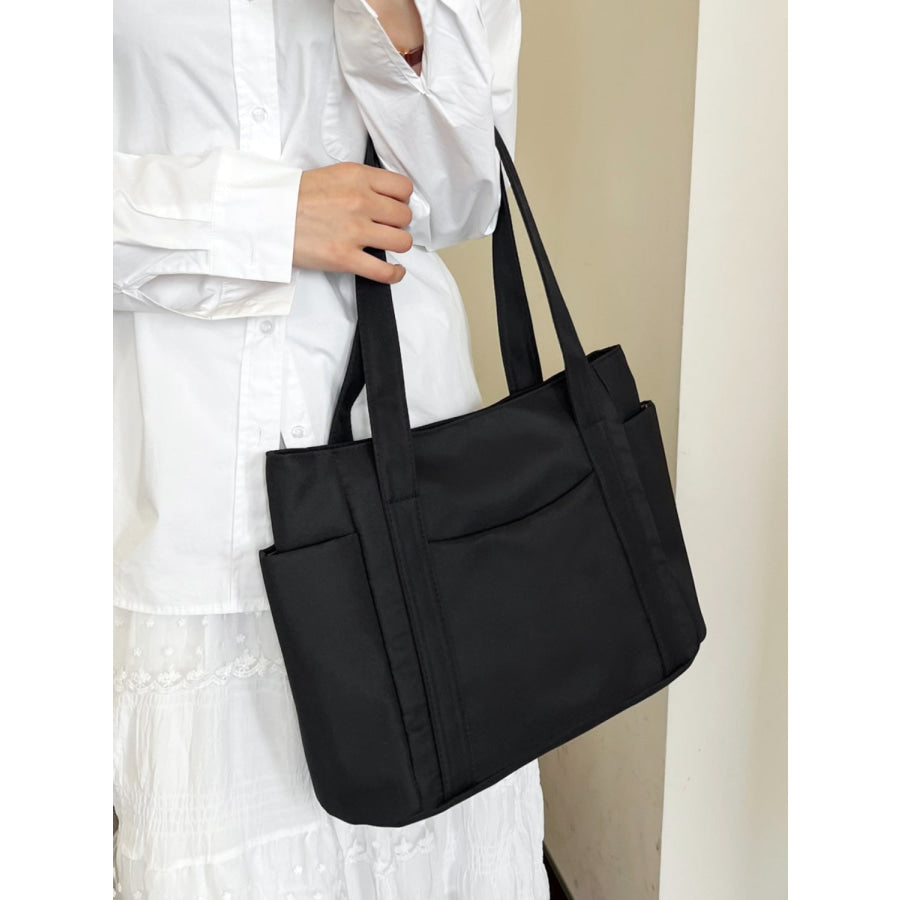 Oxford Cloth Tote Bag with Zipper Apparel and Accessories