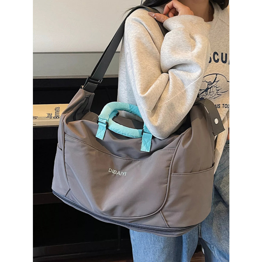 Oxford Cloth Travel Bag Gray / onesize Apparel and Accessories
