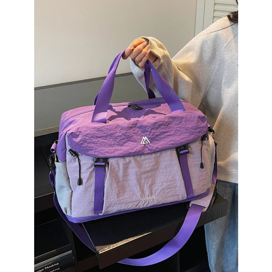 Oxford Cloth Travel Bag Purple / One Size Apparel and Accessories