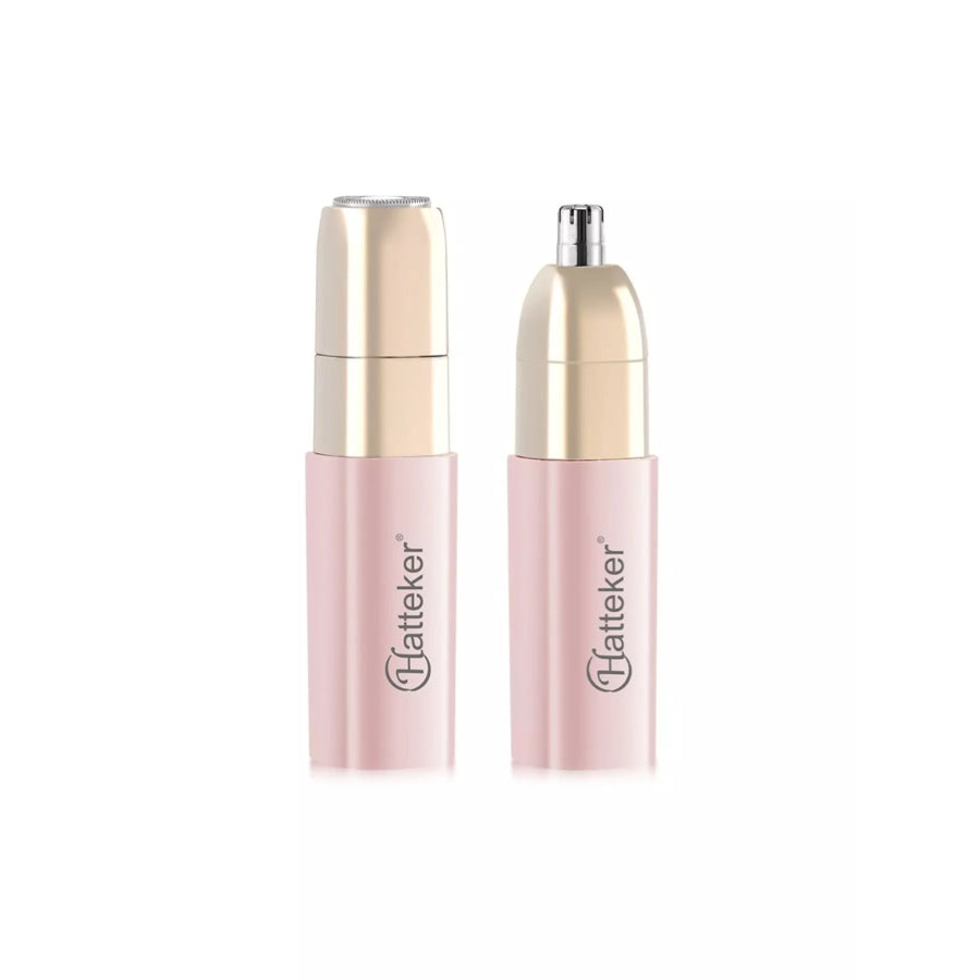 Painless 2-in-1 Hair Remover Pink / One Size Apparel and Accessories