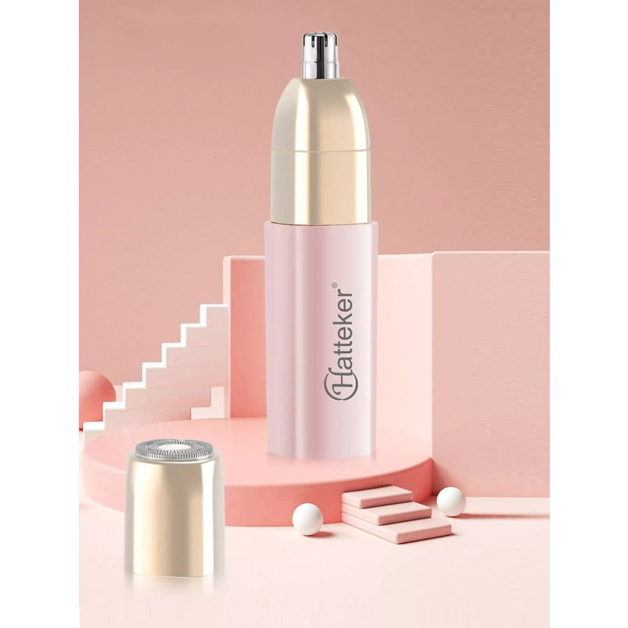 Painless 2-in-1 Hair Remover Pink / One Size Apparel and Accessories