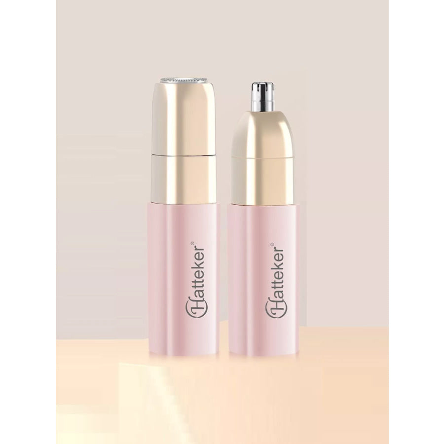 Painless 2-in-1 Hair Remover Pink / One Size Apparel and Accessories