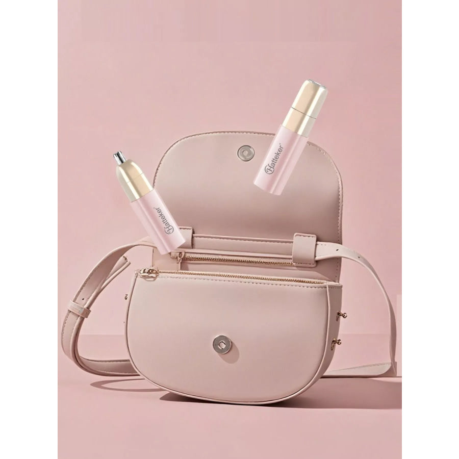 Painless 2-in-1 Hair Remover Pink / One Size Apparel and Accessories