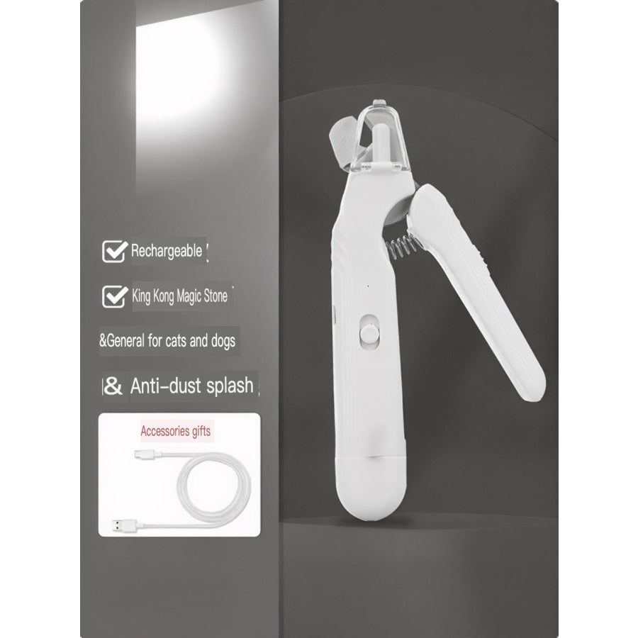 Painless Electric Pet Nail Grinder White / One Size Apparel and Accessories