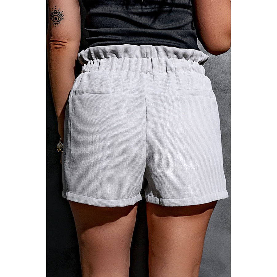 Paperbag Shorts with Pockets