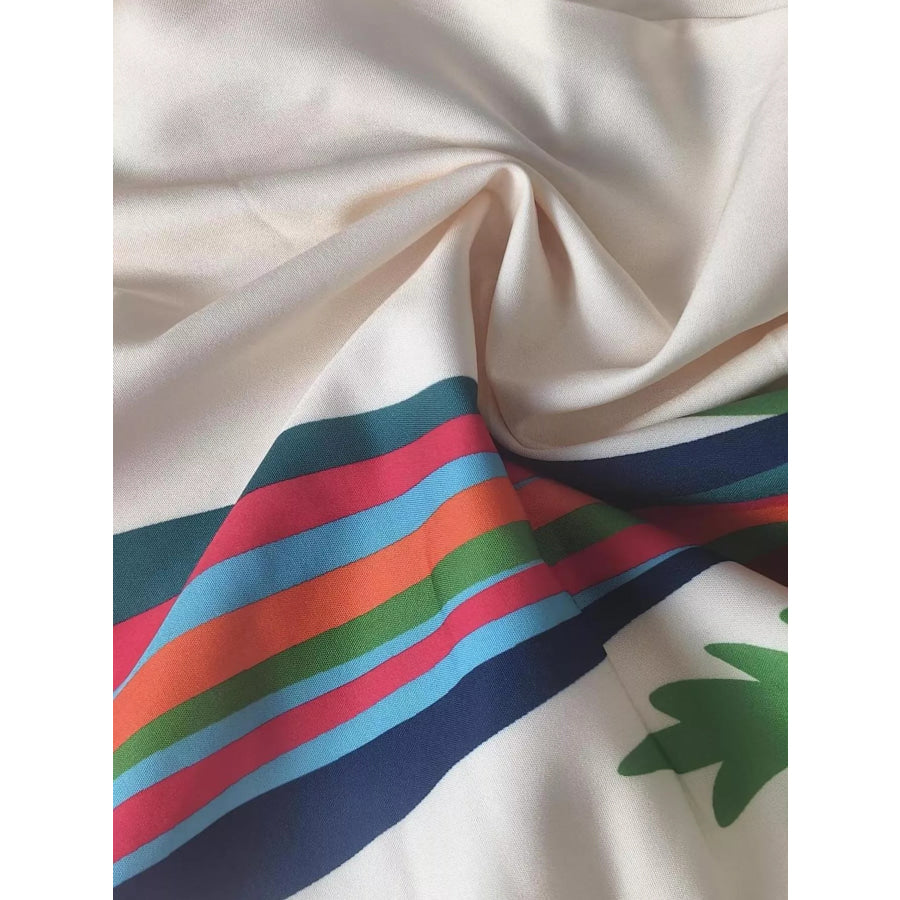 Parrot Crop Top and Maxi Skirt Set Apparel Accessories
