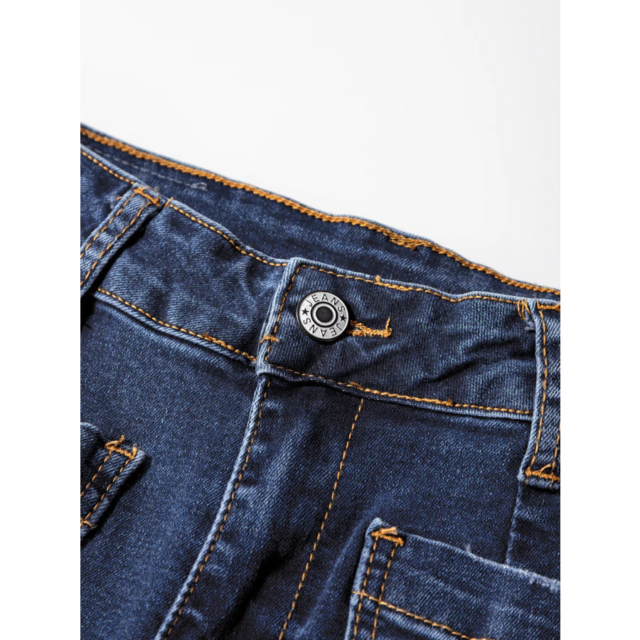Patch Pocket Shift Jeans Apparel and Accessories