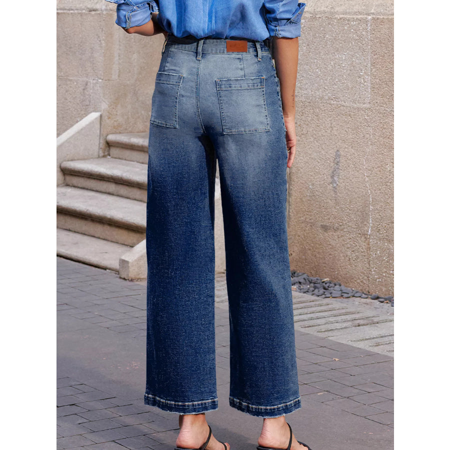 Patch Pocket Shift Jeans Apparel and Accessories