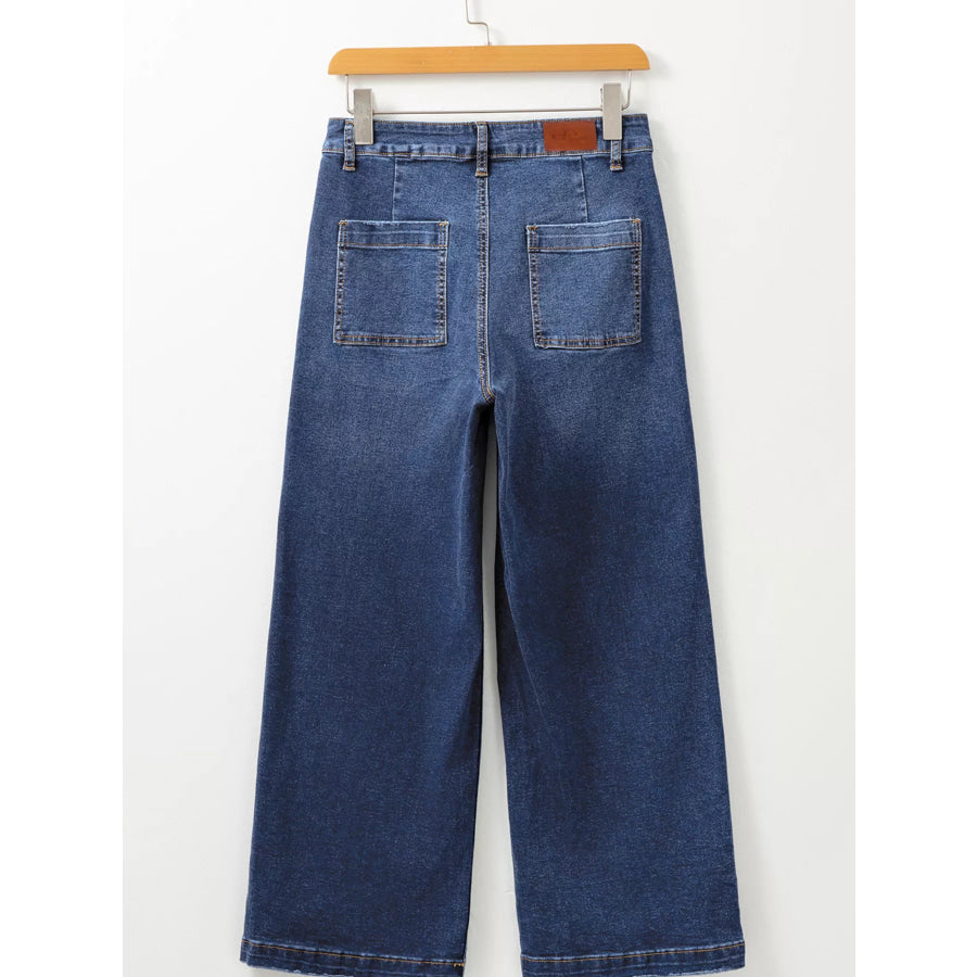 Patch Pocket Shift Jeans Apparel and Accessories