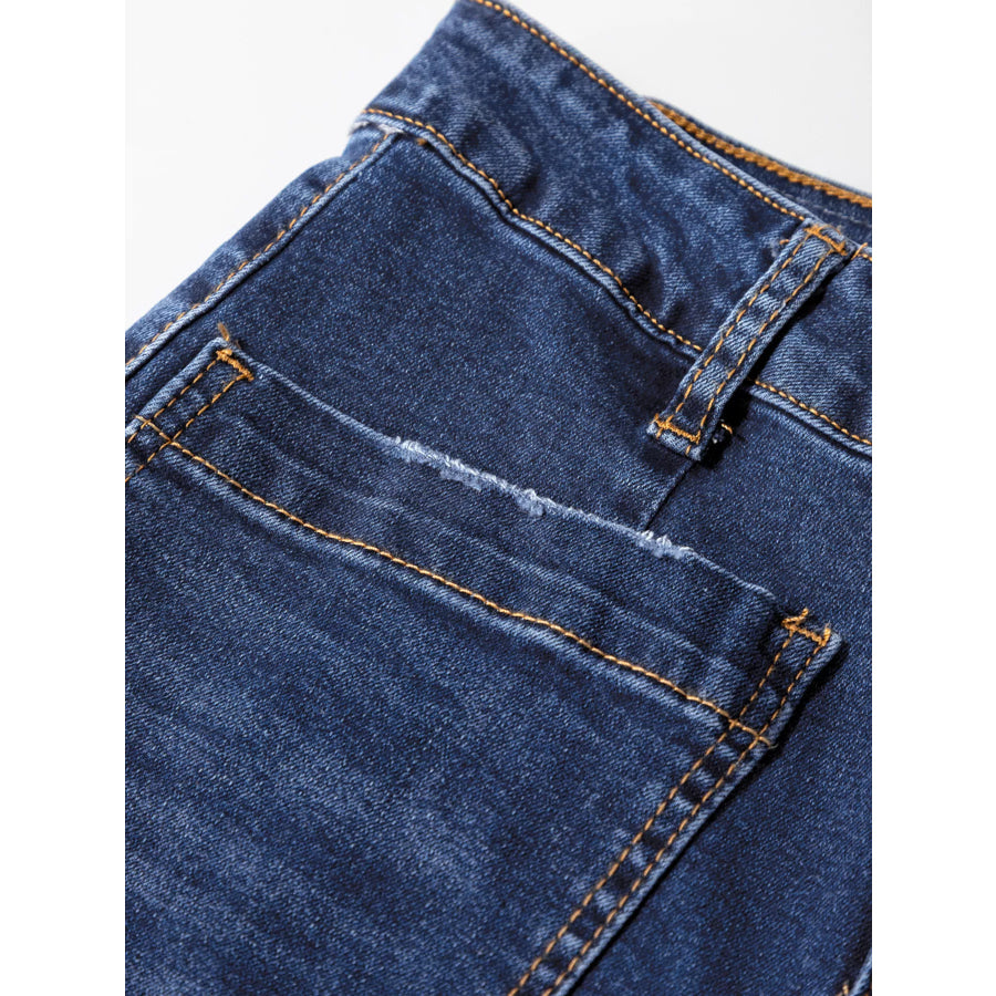 Patch Pocket Shift Jeans Apparel and Accessories
