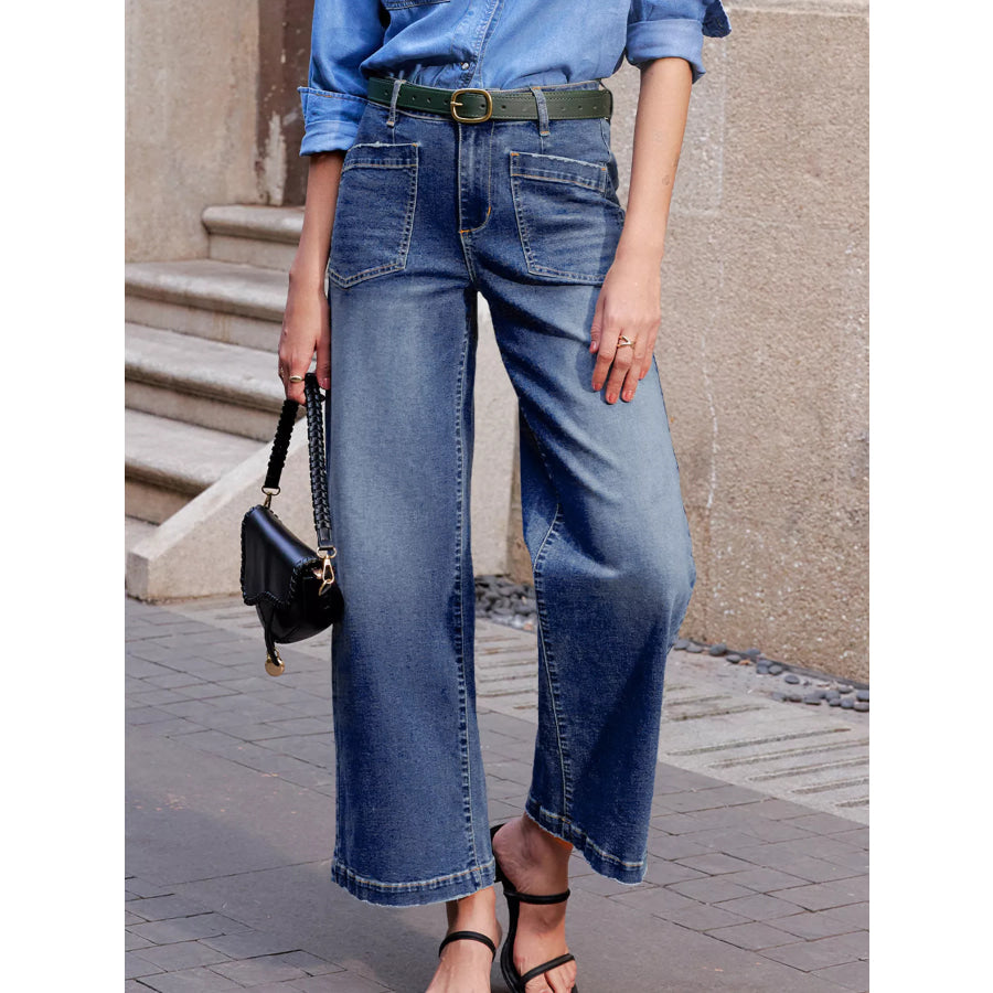 Patch Pocket Shift Jeans Medium / 4 Apparel and Accessories