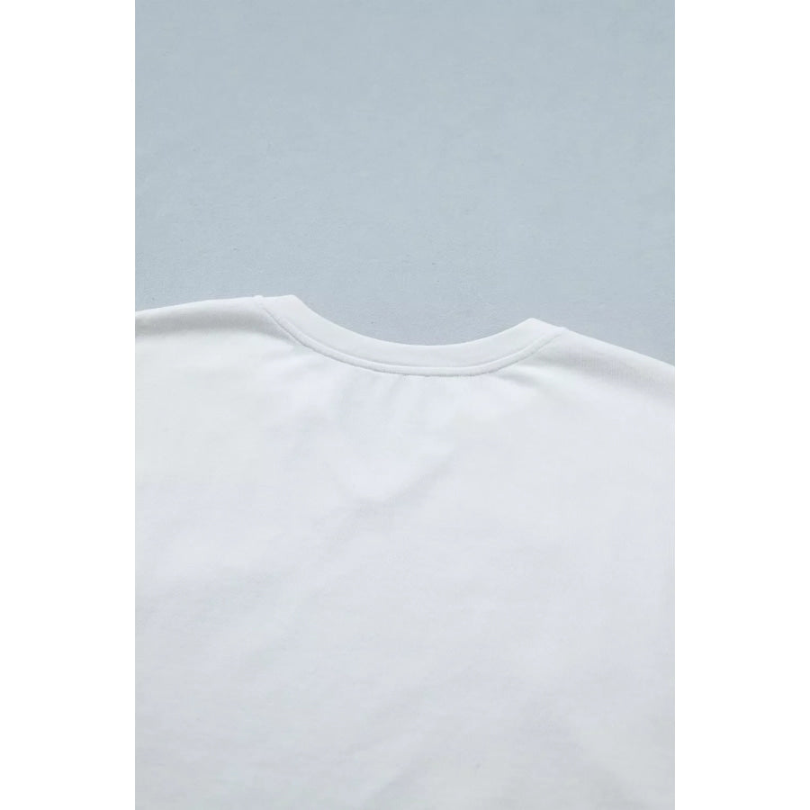 Patriot Star Patched Notched Neck Mineral Washed Tee Apparel and Accessories