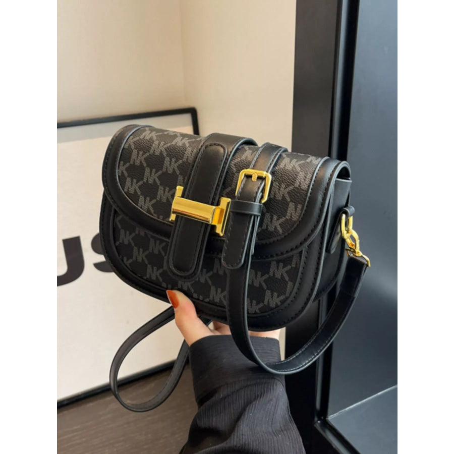 Patterned Flap Crossbody Bag Apparel and Accessories