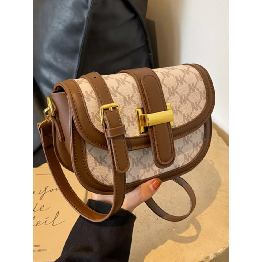 Patterned Flap Crossbody Bag Apparel and Accessories
