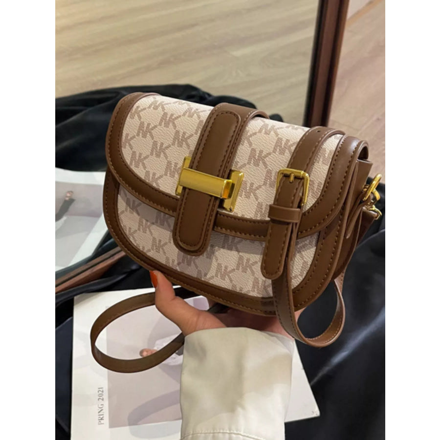 Patterned Flap Crossbody Bag Apparel and Accessories