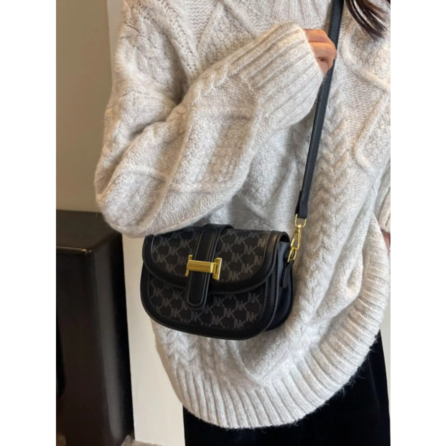 Patterned Flap Crossbody Bag Apparel and Accessories