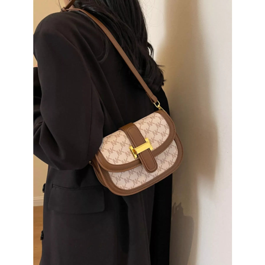 Patterned Flap Crossbody Bag Apparel and Accessories