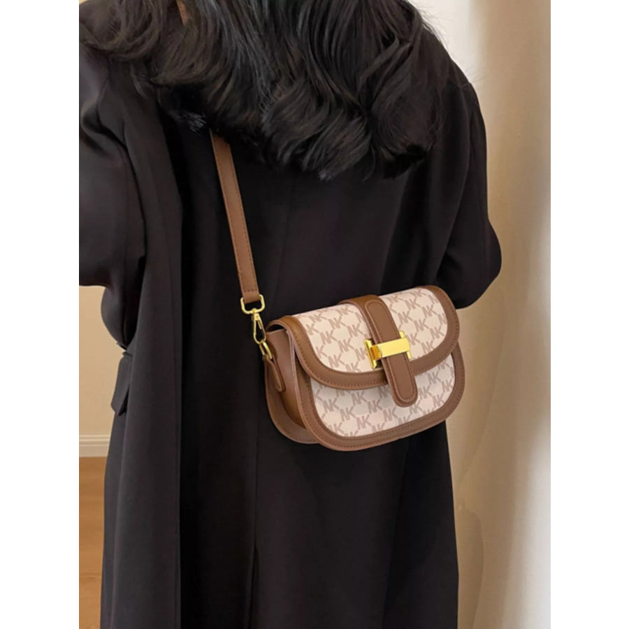 Patterned Flap Crossbody Bag Apparel and Accessories