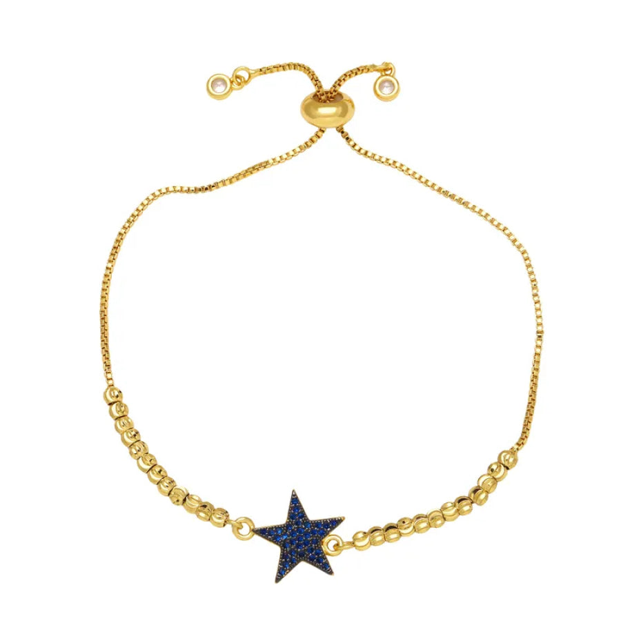 Pavé Star Adjustable Beaded Bracelet (Pre-Order) Bracelets