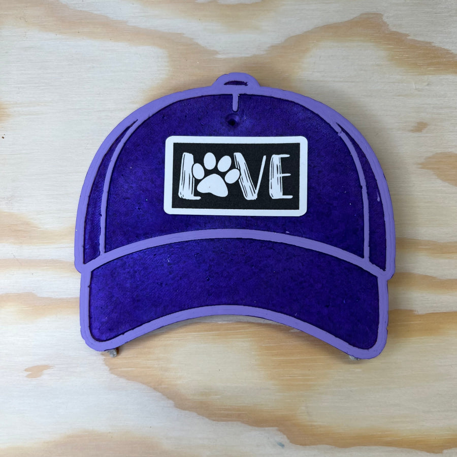 Paw Print Love Truck Patch Freshie