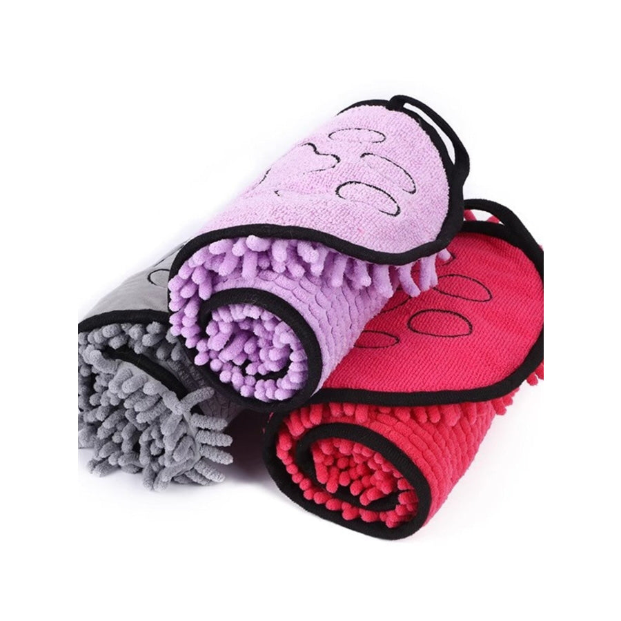 Paw Print Pet Towel Apparel and Accessories