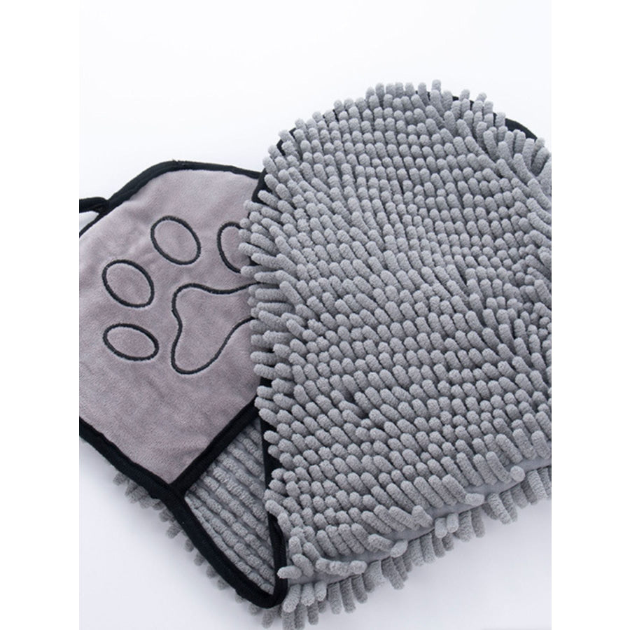 Paw Print Pet Towel Apparel and Accessories