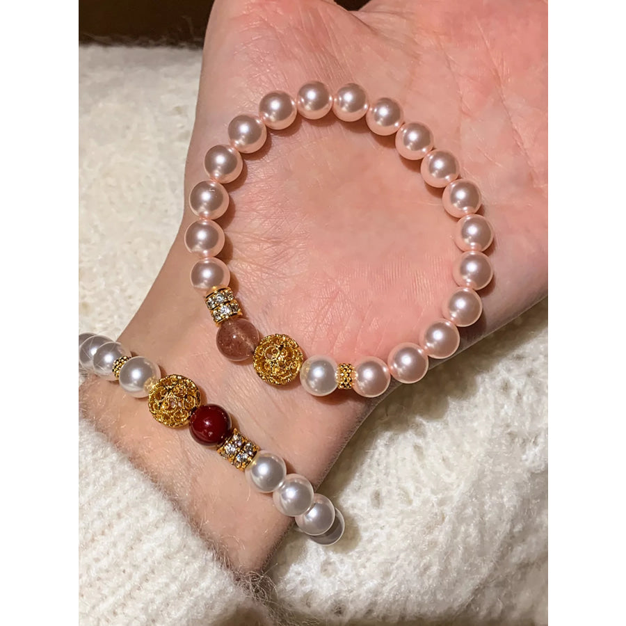 Pearl Beaded Bracelet Apparel and Accessories