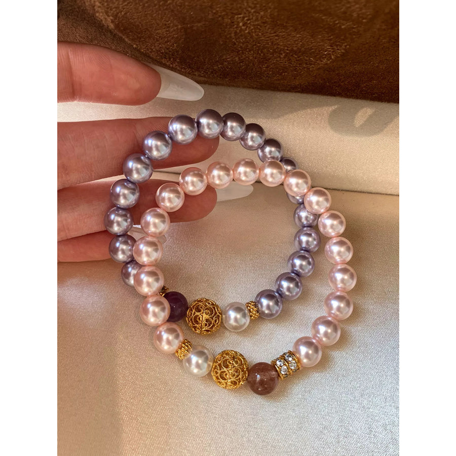 Pearl Beaded Bracelet Apparel and Accessories