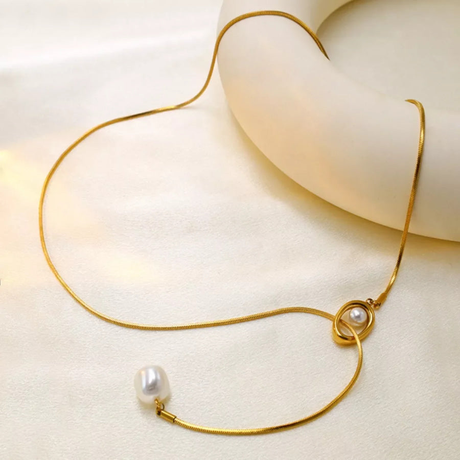 Pearl Pendant Necklace Apparel and Accessories