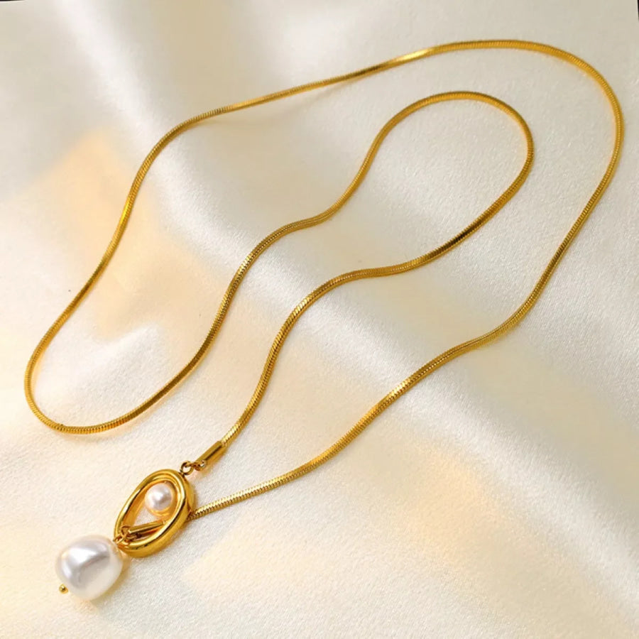 Pearl Pendant Necklace Apparel and Accessories
