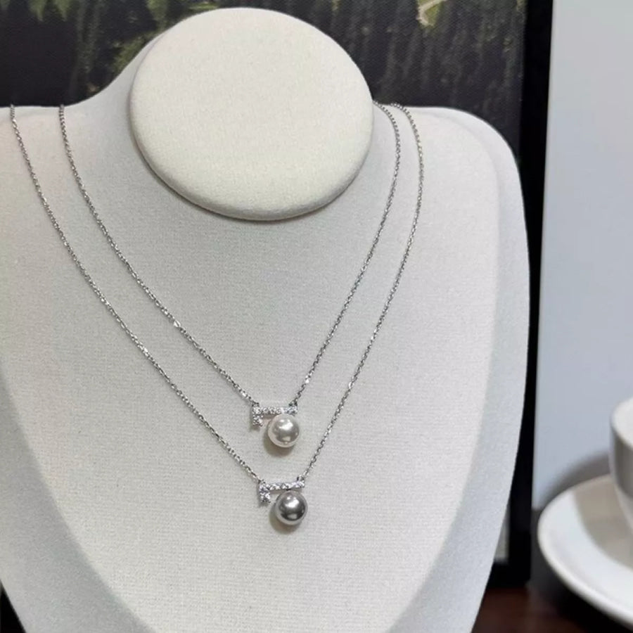 Pearl Pendant Necklace Apparel and Accessories